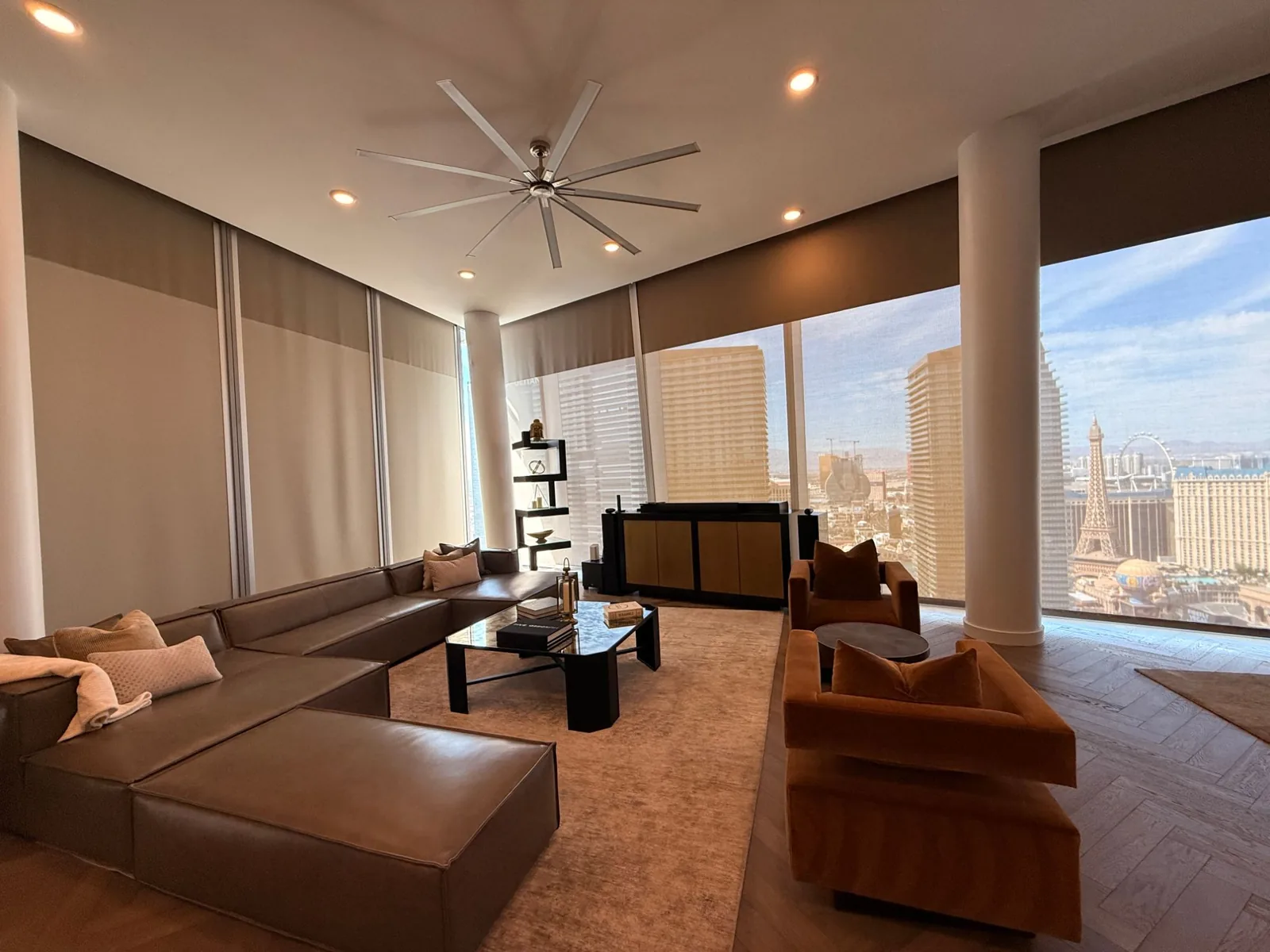 The Eiffel Tower through the window — Strip-view residence · Las Vegas