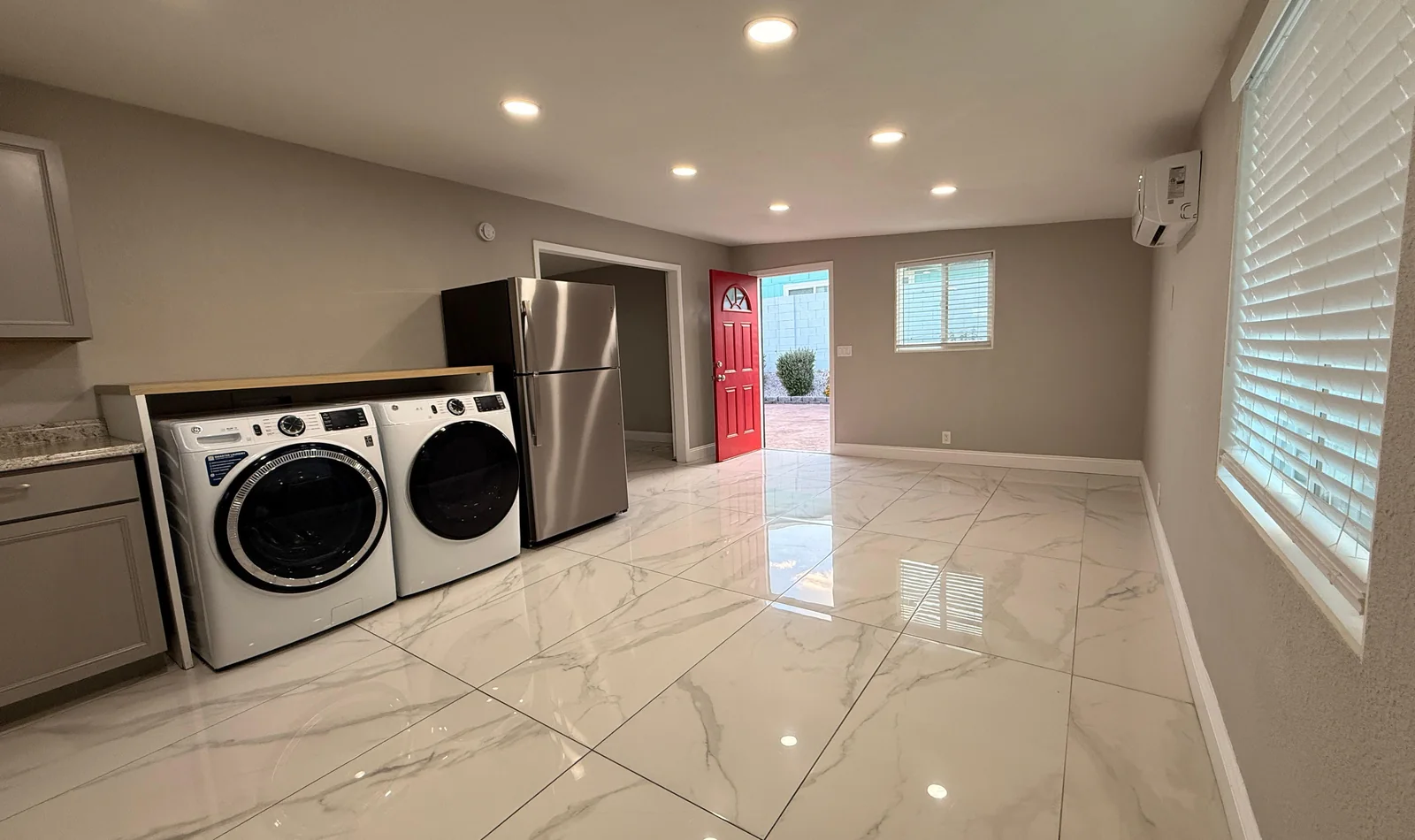 Garage turned studio