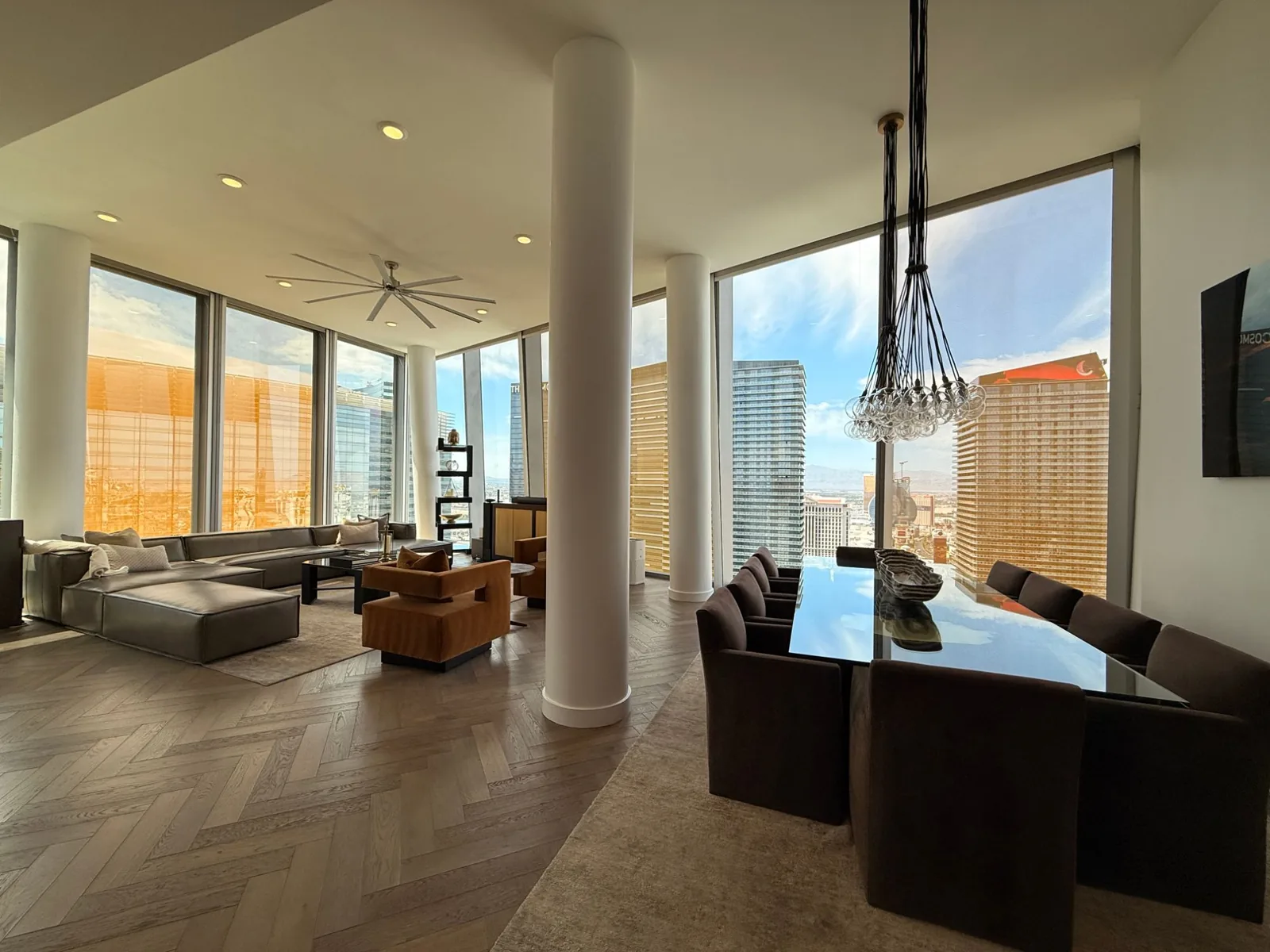 Herringbone, forty floors up